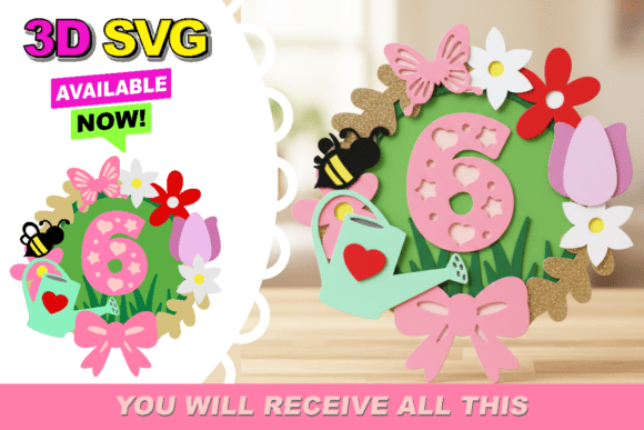 Create Stunning Decor with 3D SVG Cake Toppers